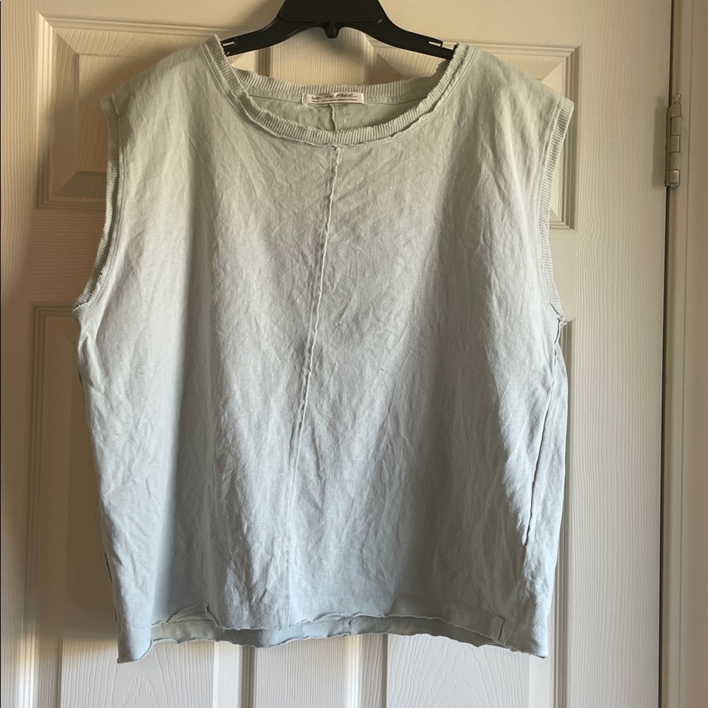 We The Free light sage green muscle tee